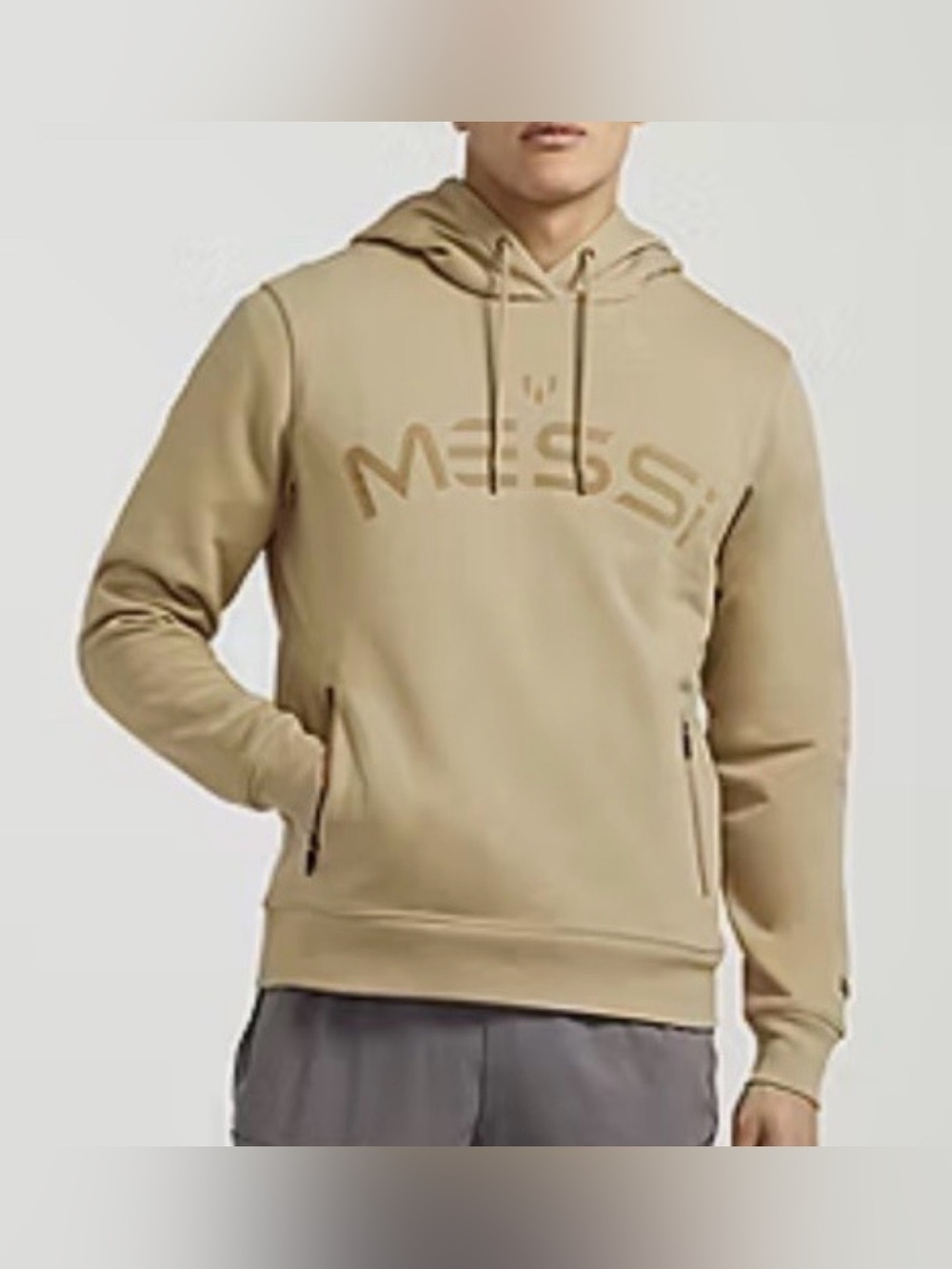 MESSI Collection Mens Long Sleeve Fleece Active Hoodie